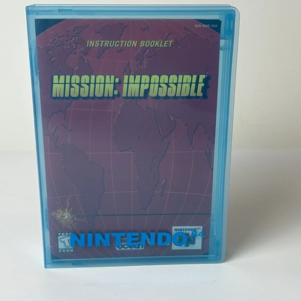Mission: Impossible Game Cartridge with Manual For Nintendo 64 N64